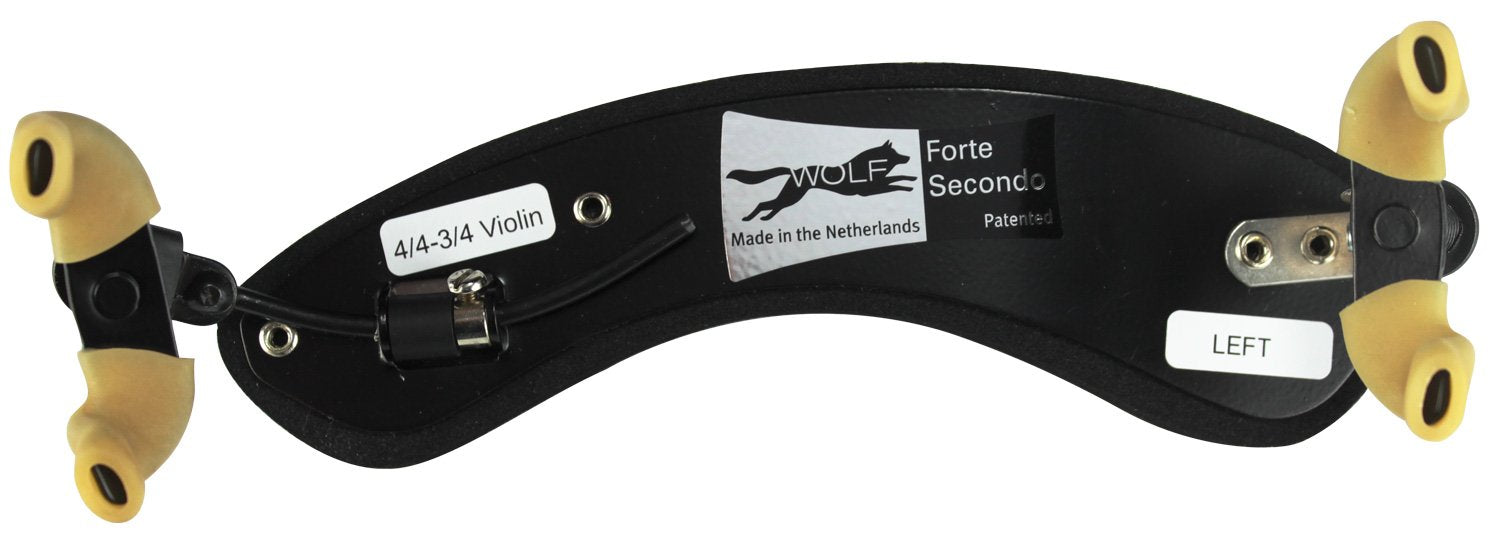 Wolf Shoulder Rest. Violin. Forte Secondo. Left Handed 4/4   3/4