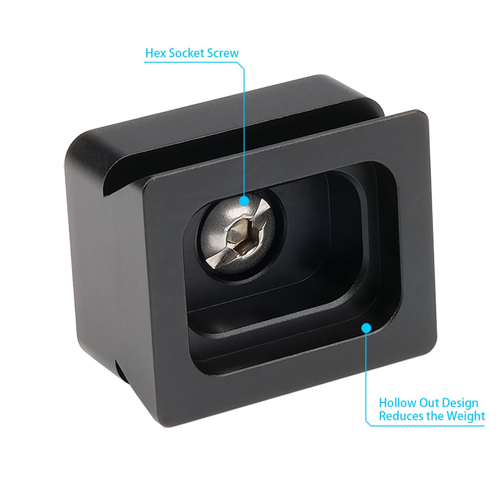 Yueoct Video Camera Dslr Metal Adapter Mount With 1/4'' Mounting Screw For Optical Telescope Finderscope Finder Scope Dovetail B