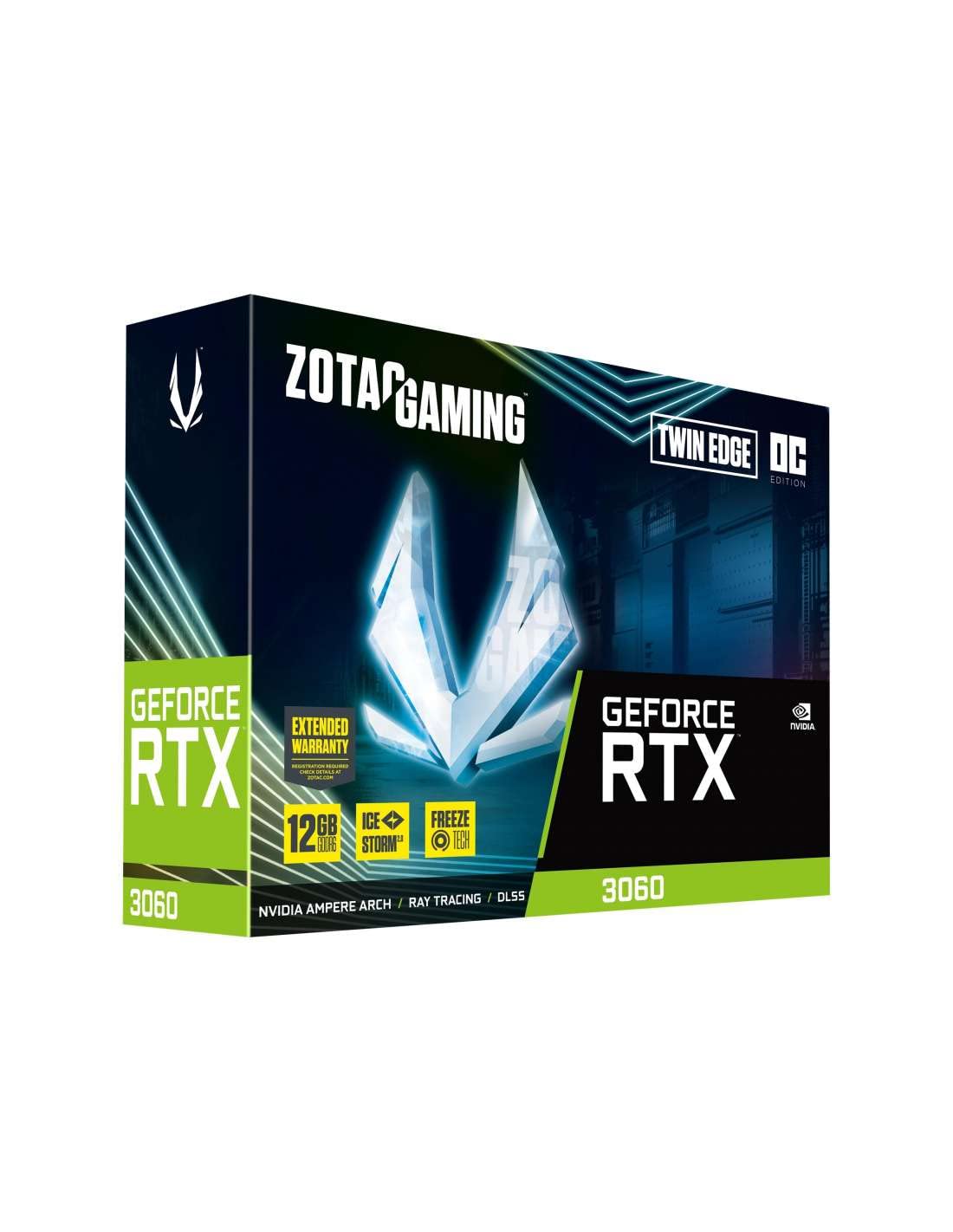 Zotac Gaming Geforce Rtx 3060 Twin Edge Oc Nvidia 12Gb Gddr6 Graphics Card