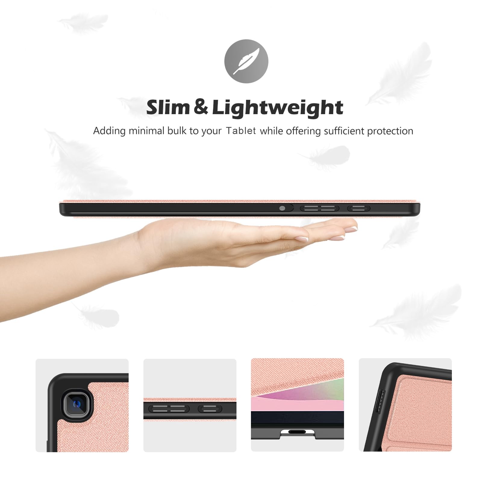 Procase For Galaxy Tab S6 Lite 10.4    2024 2022 2020 With S Pen Holder, Slim Stand Folio Case Smart Cover For Galaxy Tab S6 Lit