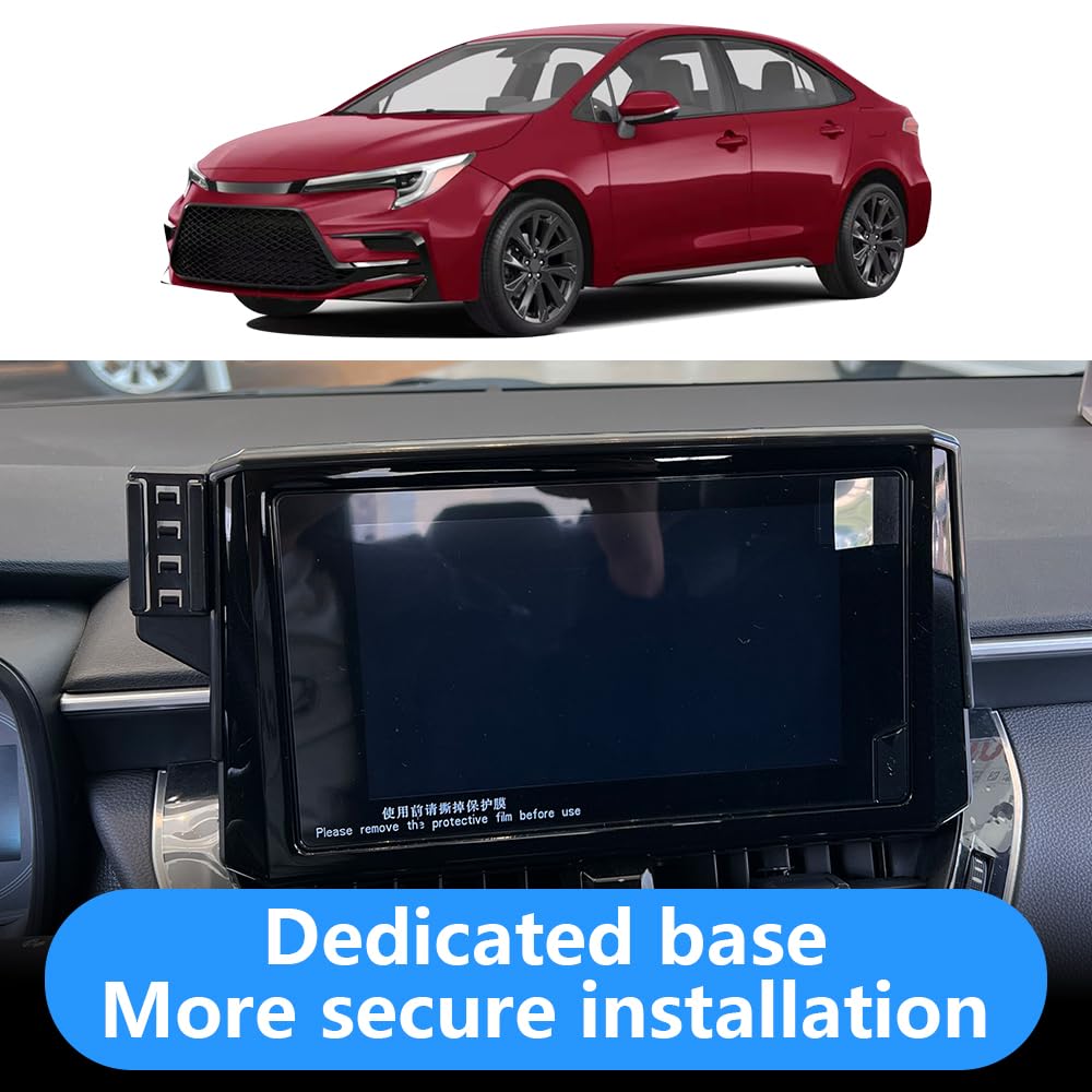 Lunqin Car Phone Holder For Toyota Corolla 2020 2021 2022 2023 2024 2025 And Toyota Corolla Cross 2022-2025 Auto Interior Access