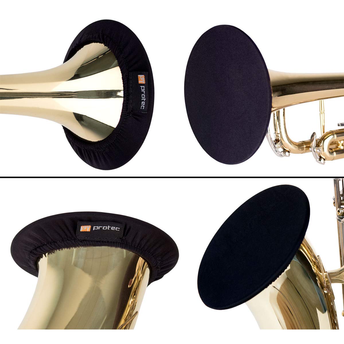 Protec Instrument Bell Cover, 3.75 5�, Ideal For Trumpet, Alto, Bass Clarinet, Soprano Saxophone, Model A321
