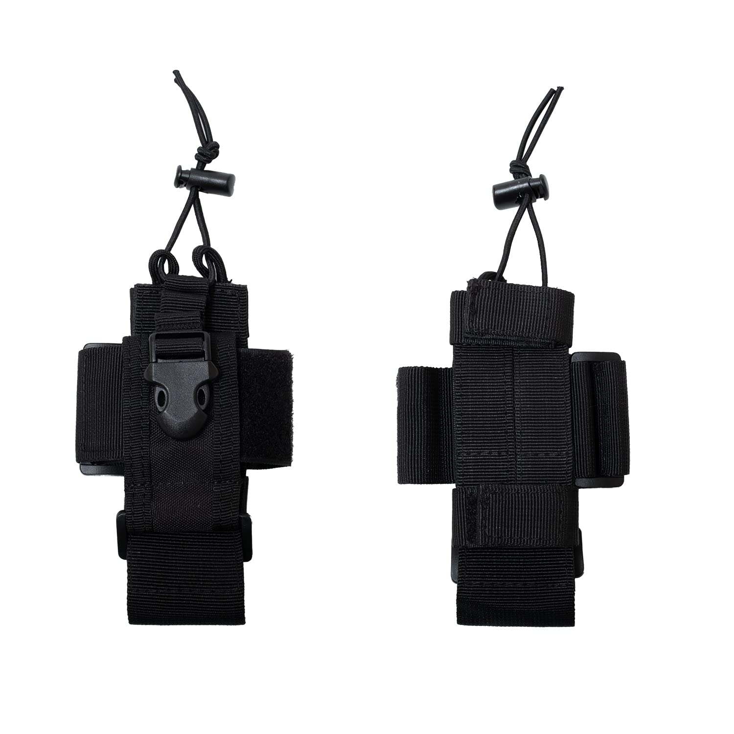 Heopbird Radio Holster, Molle Radio Holder Universal Walkie Talkie Pouch Case For Duty Belt, Tactical Police Two Way Radio Nylon