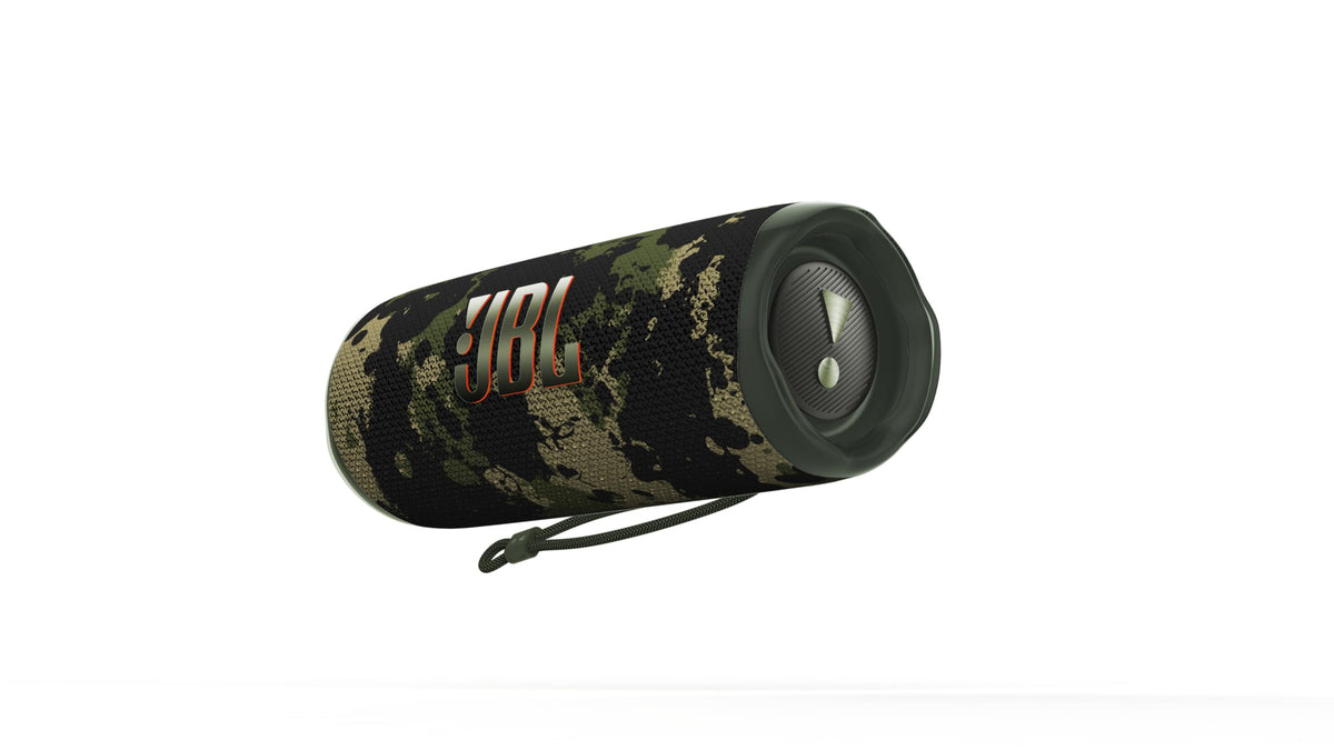 JBL Flip 6 - Portable Bluetooth Speaker, powerful sound and deep bass, IPX7 waterproof, 12 hours of playtime, JBL PartyBoost for multiple speaker pairing for home, outdoor and travel (Camo)