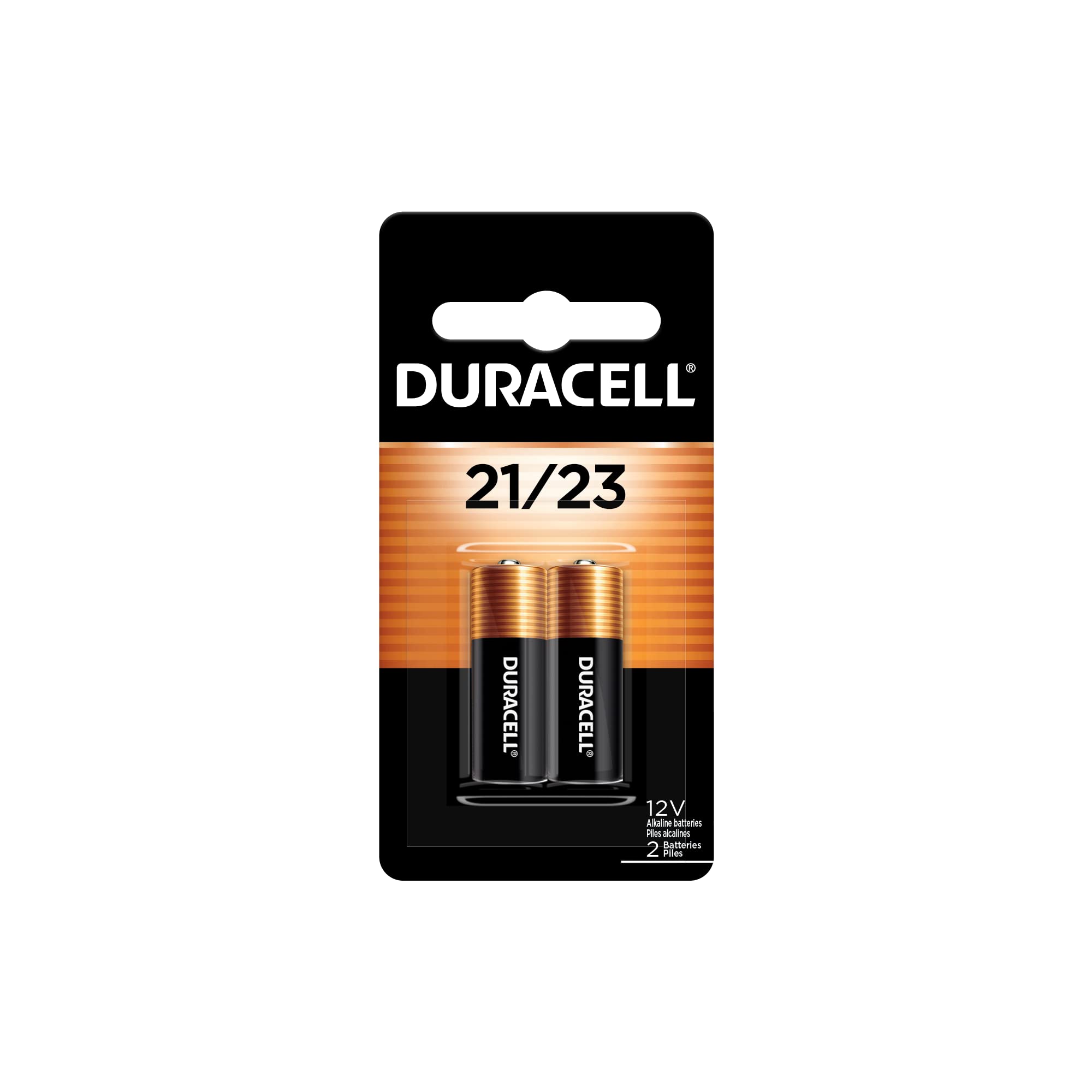 Duracell   21/23 12V Specialty Alkaline Battery   Long Lasting Battery   2 Count (Pack Of 1)