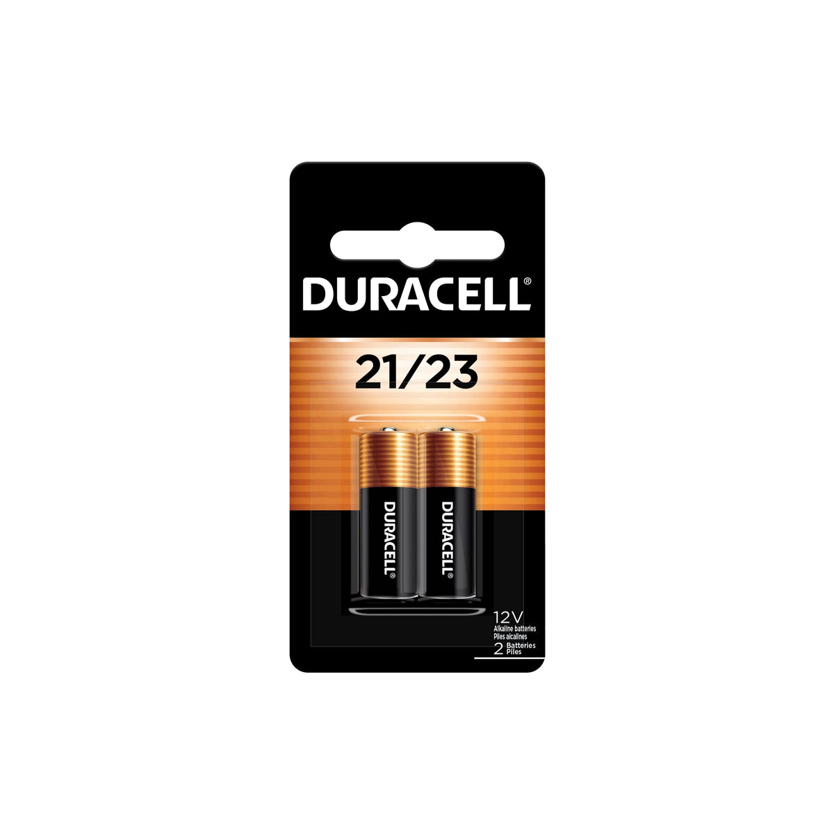 Duracell   21/23 12V Specialty Alkaline Battery   Long Lasting Battery   2 Count (Pack Of 1)