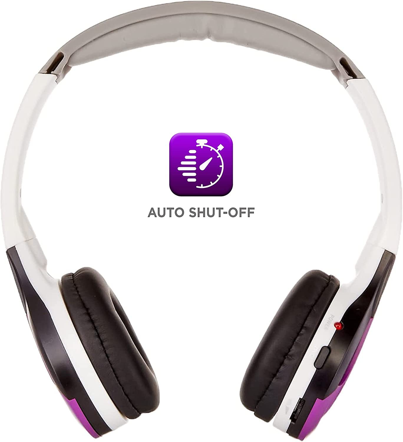 Xo Vision Ir630Pr Universal Ir Wireless Foldable Headphones - Purple Wireless Bluetooth-Enabled Lightweight Portable For Iphone,