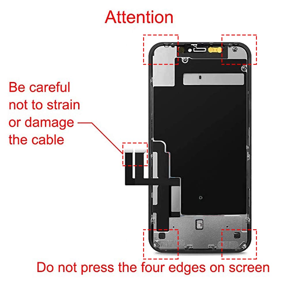 Fixerman For Iphone 11 Lcd Screen Replacement 6.1 Inch, 3D Touch Display Digitizer Assembly With Repair Tools, Compatible With I