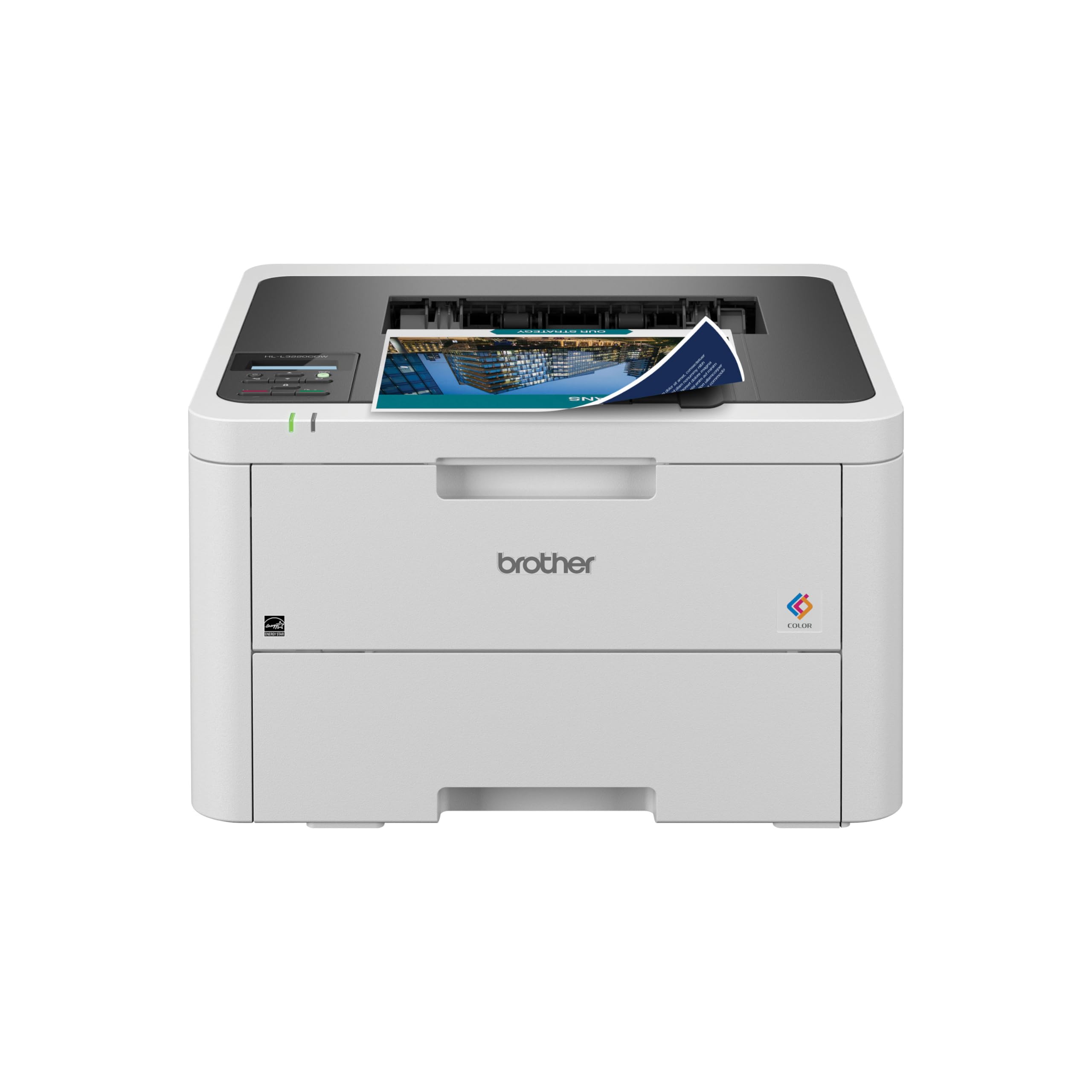 Brother Color Laser Printer with Wireless Printing Fast 19 PPM Output, Duplex Feature, Mobile Device Compatible, 250-Sheet Paper