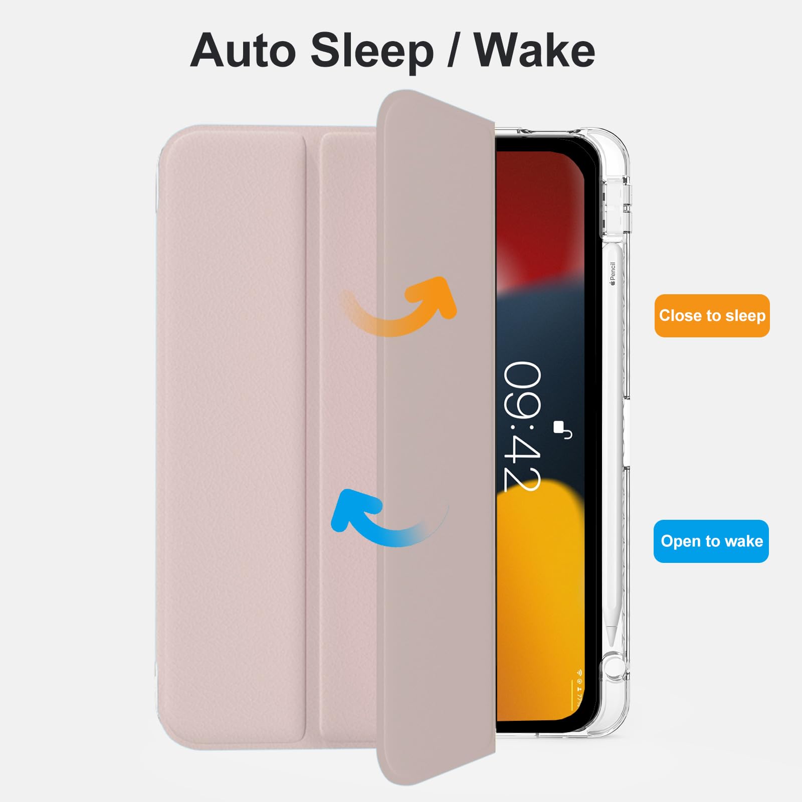 Mygroo For Ipad Air 11 Inch Case 2024, Ipad Air 5Th Generation Case 2022 With Pencil Holder, 2020 Air 4Th Generation Cute Case,