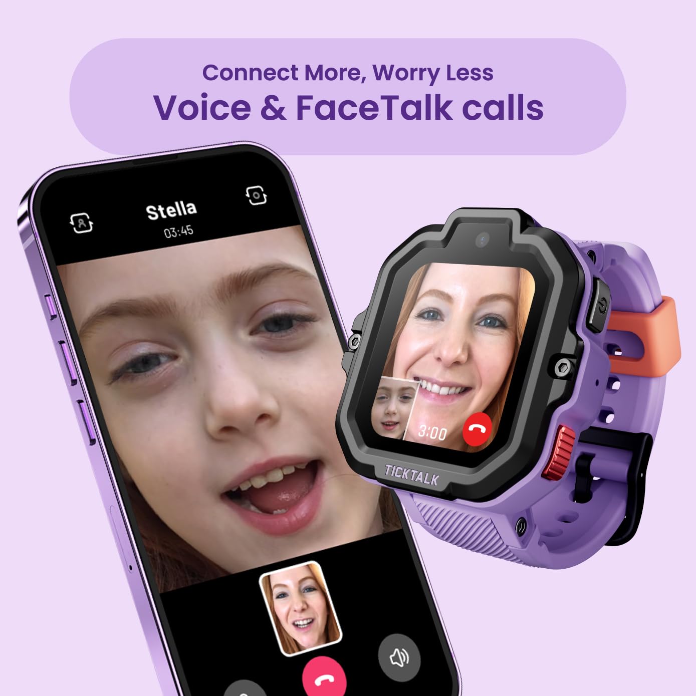 Ticktalk5 Cellular Kids Smart Watch With Gps Tracker & Video Calling   Smart Watch For Kids With Parent Apps, Sos & 911 Calling, Real Time Location Tracking, Dnd Mode & More   Smart Watch For Kids 3+