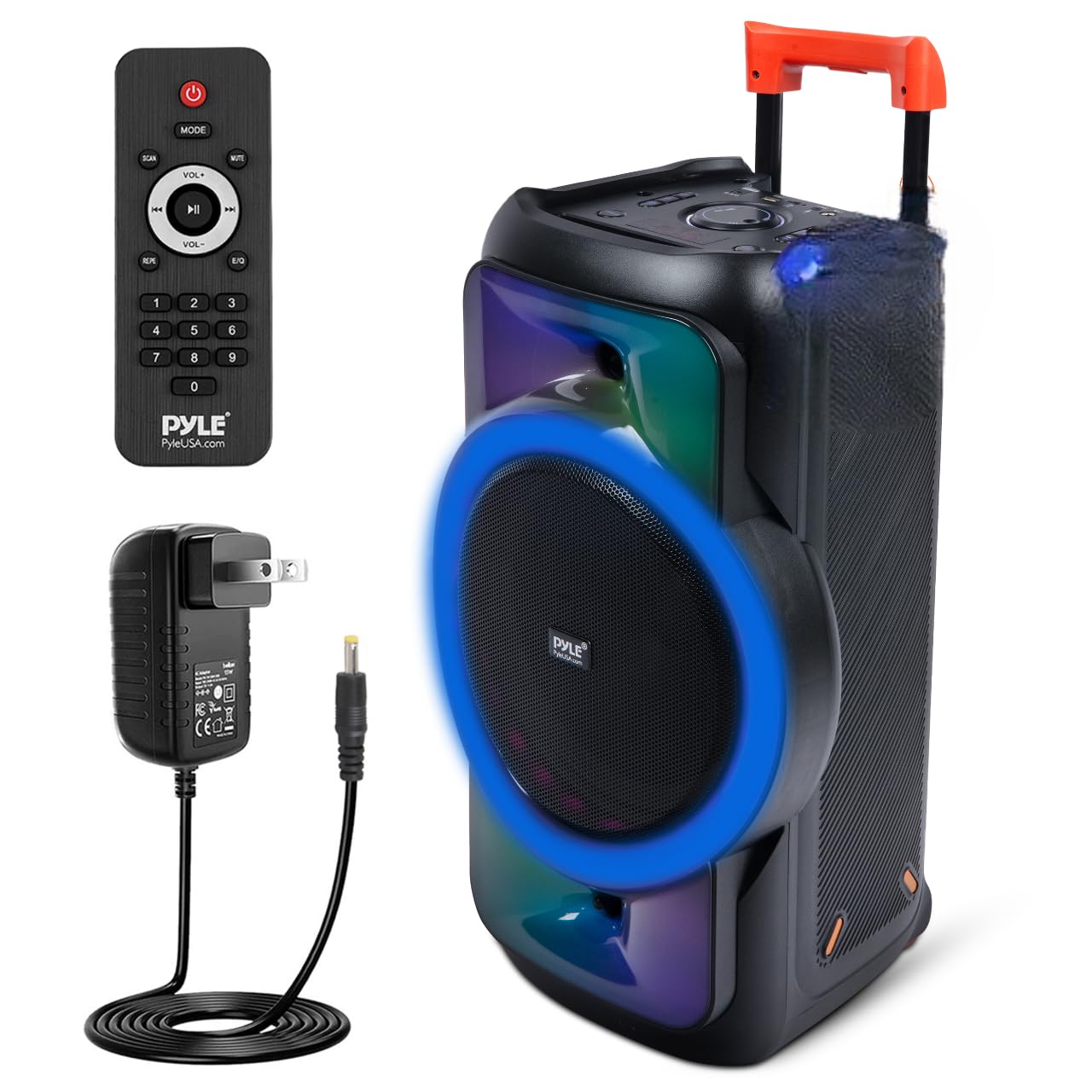 Pyle Audio Large Bluetooth Party Speaker - Big Bluetooth Speaker with True Wireless Stereo System - Enjoy Powerful Bass and Clea