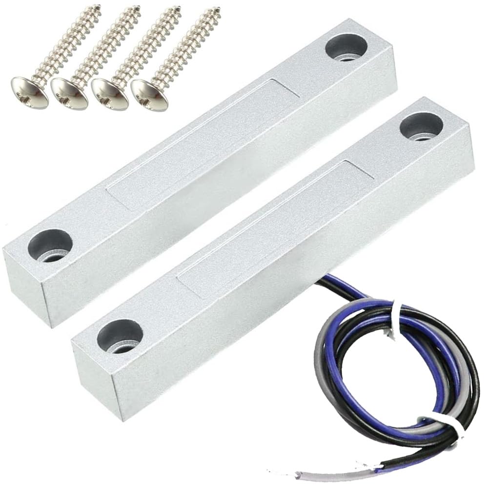 Gebildet Rolling Door Contact Magnetic Reed Switch Alarm With 3 Wires For N.O./N.C. Applications Mc 58