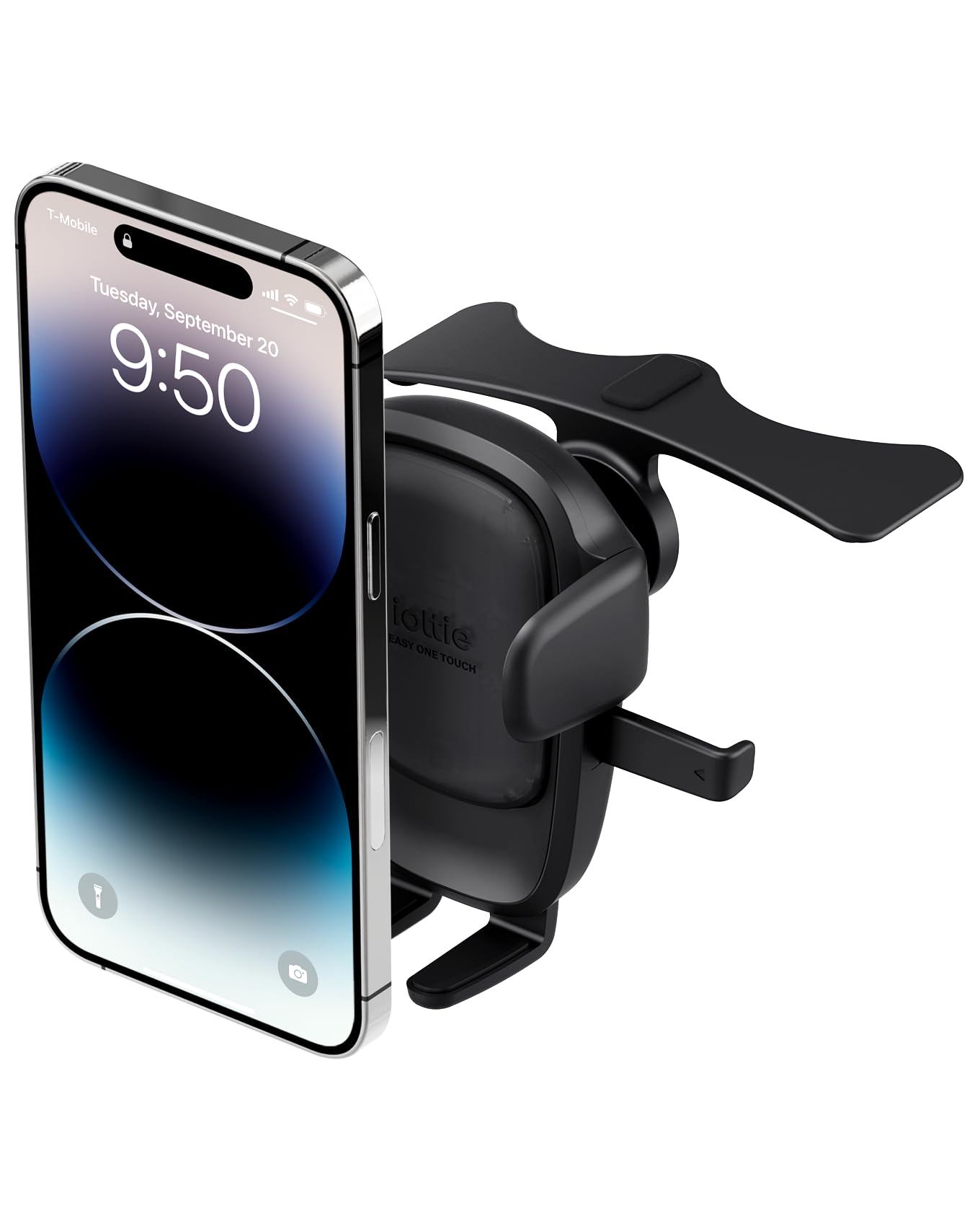 Iottie Easy One Touch Advanced Cd Slot Car Phone Mount - Universal Cell Phone Holder For Iphone, Google, Samsung, Moto, Huawei, 