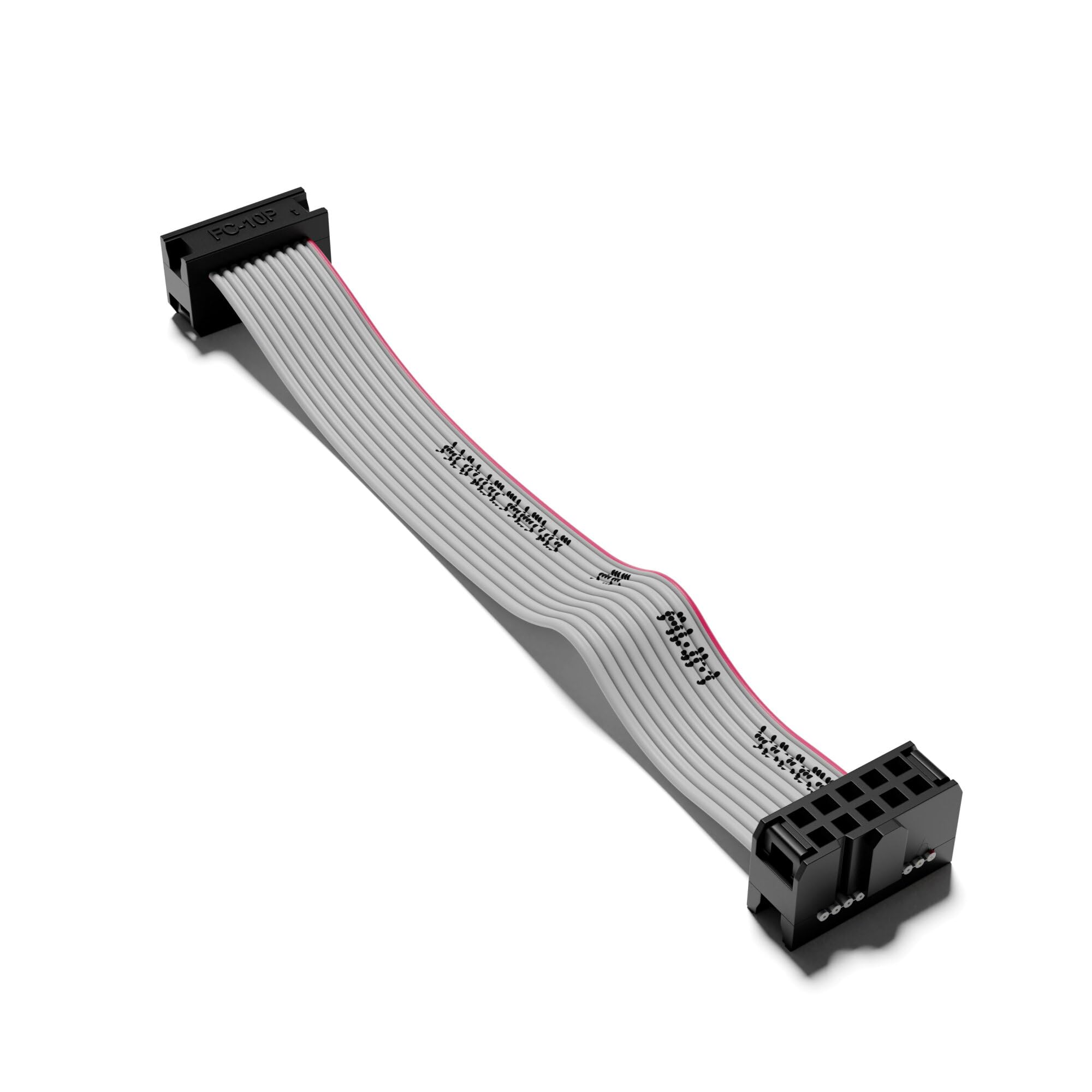 Excelvalley   5 Pack   Eurorack Flat Ribbon Power Cables Modular Synth Synthesizer [10 To 10 Pins | 25 Cm   9.84'']