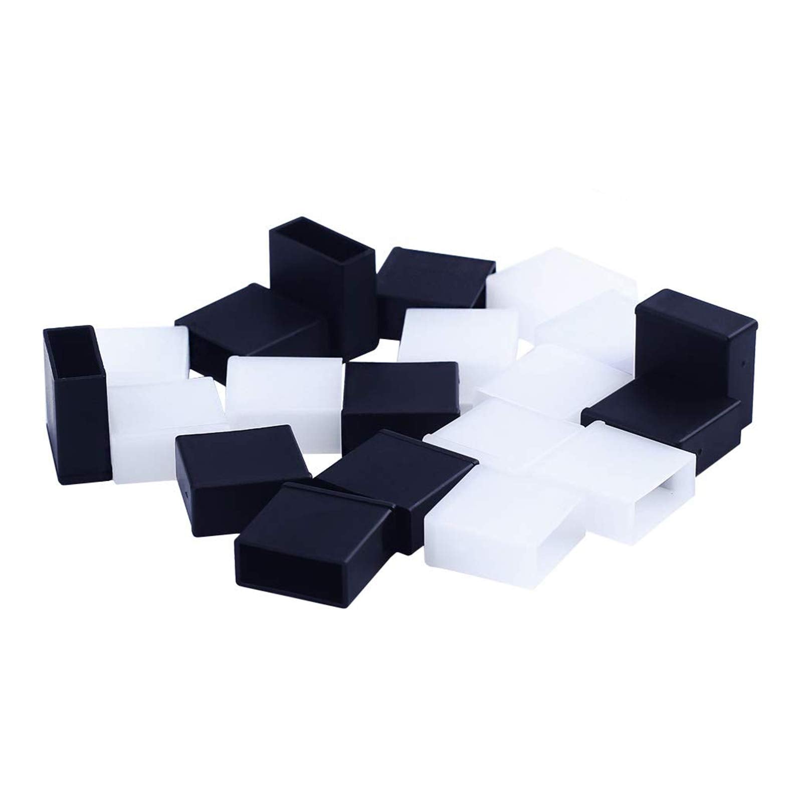 Bushibu Usb Cover Cap, 20 Pcs Black Clear Plastic Usb A Male Anti Dust Plug Cover