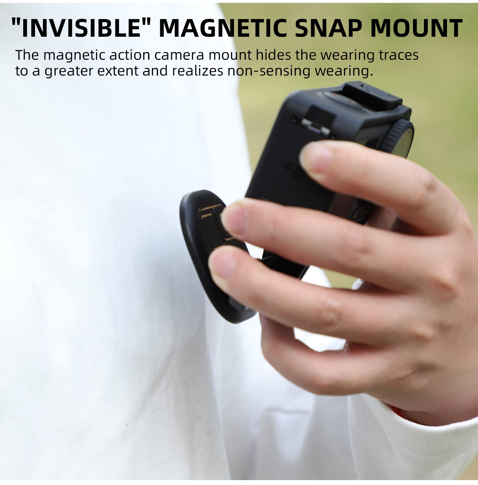 Magnetic Pov Neck Mount Holder With Lanyard Strap For Gopro 12 11 10 9 /For Insta360 X3 Go3 Ace Pro/For Dji Action 4 Osmo Pocket