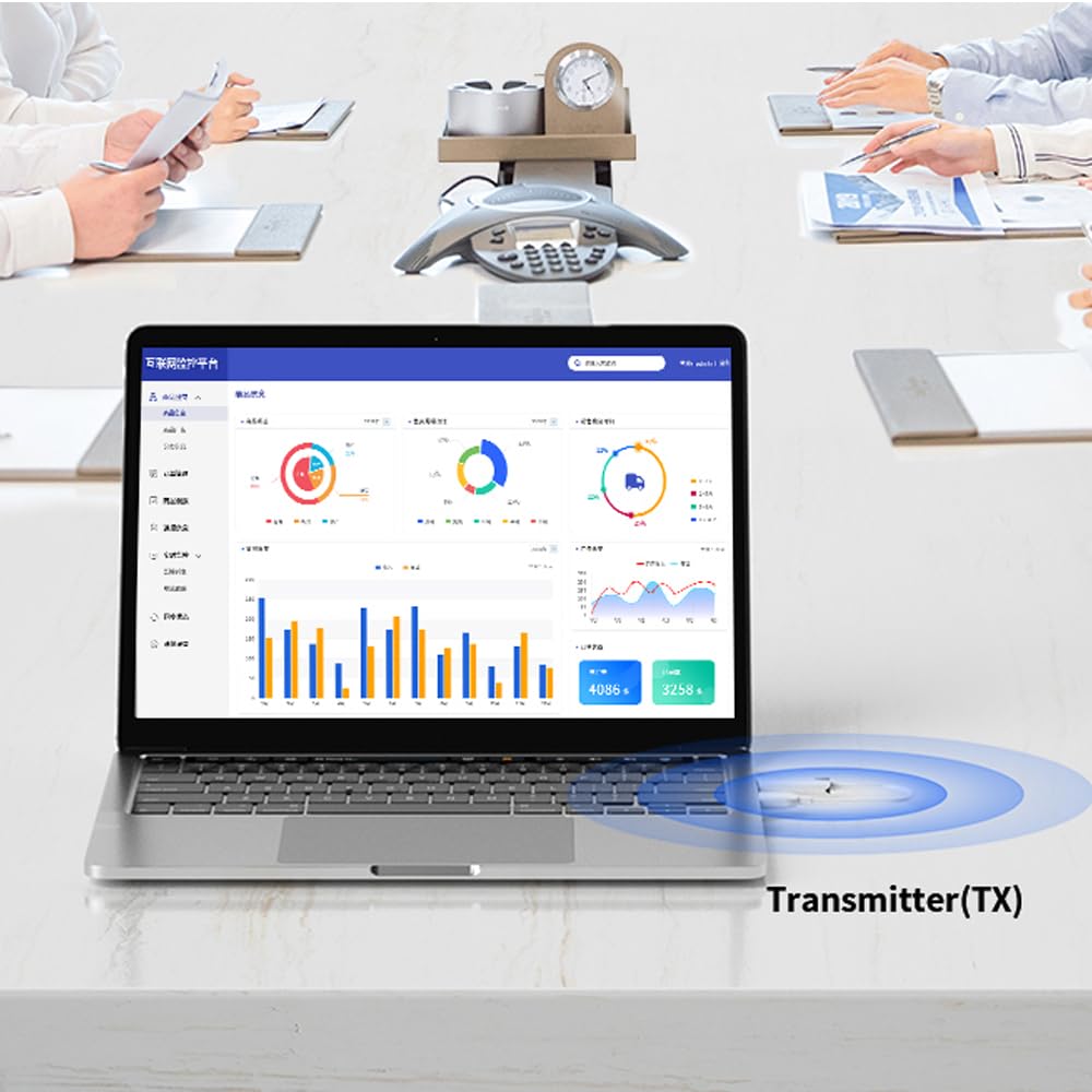 Wireless Hdmi Transmitter And Receiver,Portable 1080P Hdmi Extender 164Ft/50M Range, Plug&Play, For Laptops, Tv Box, Ps4/5, Cameras To Project To Tv/Projector/Monitor/Video Audio Transmission