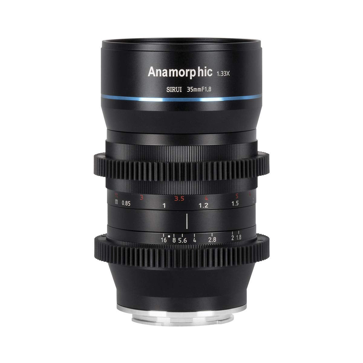 Sirui 35Mm F1.8 1.33X Aps C Anamorphic Lens Cinema Lens For Mft Mount, Blue Flare
