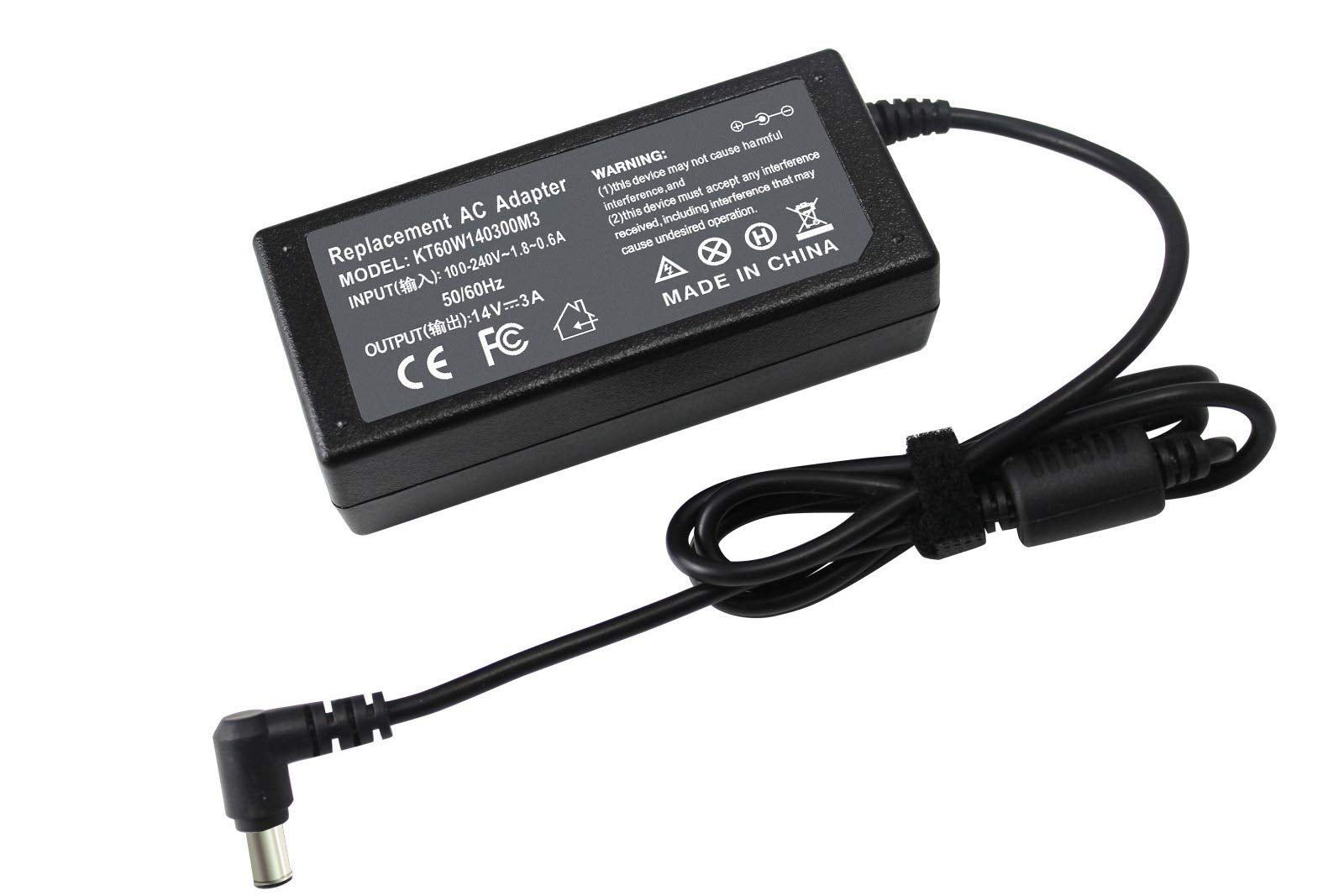 ROCKETY 14V DC Monitor Power Supply Adapter Replacement for Samsung Power Supply SyncMaster 770 S22C300H S23C350H S24B150BL S24D