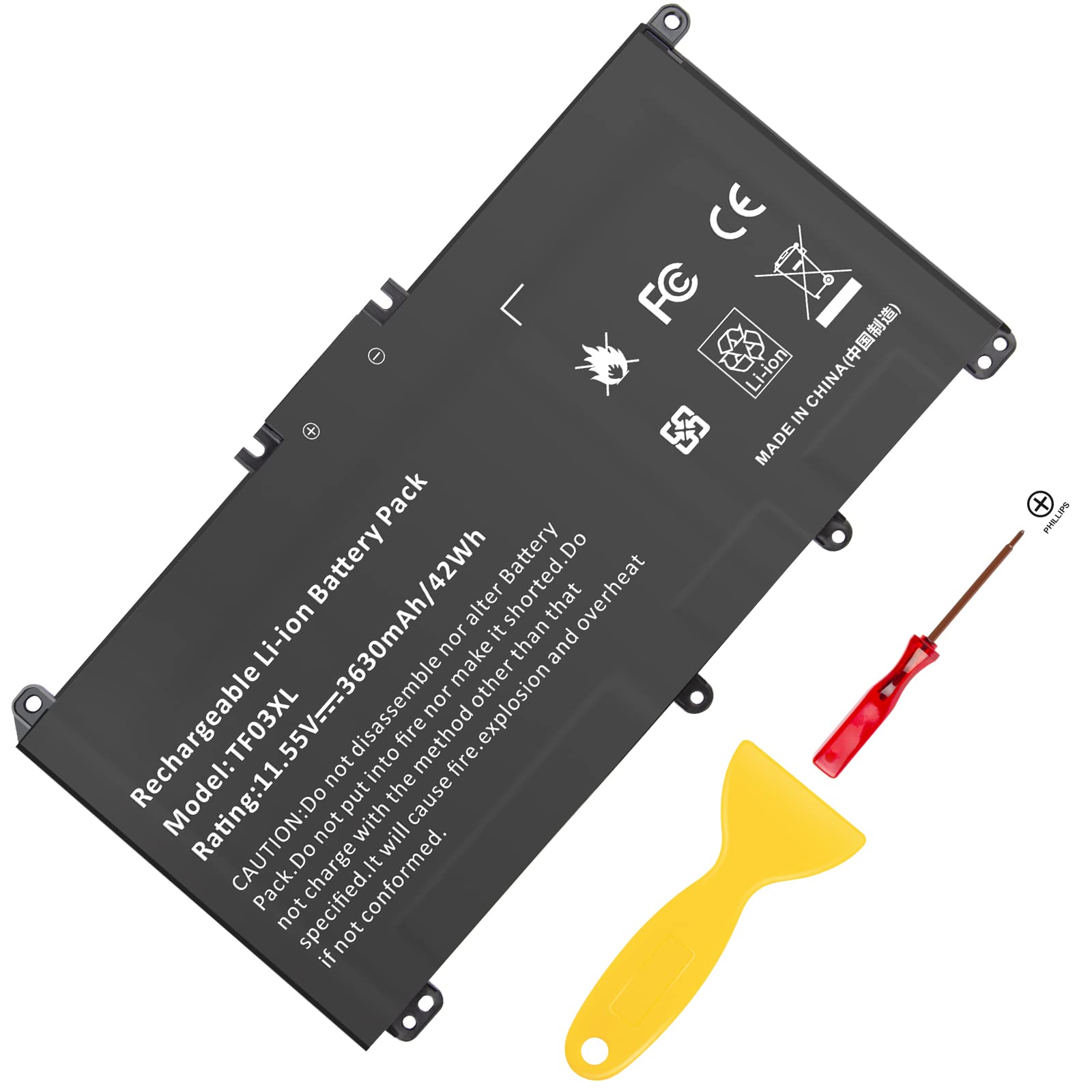 Asuncell 42Wh Tf03Xl 920070 855 920046 421 Battery For Hp Pavilion X360 15 Cc 15 Cd 15 Cc154Cl 15 Cc060Wm 15 Cc152Od 15 Cc055Od