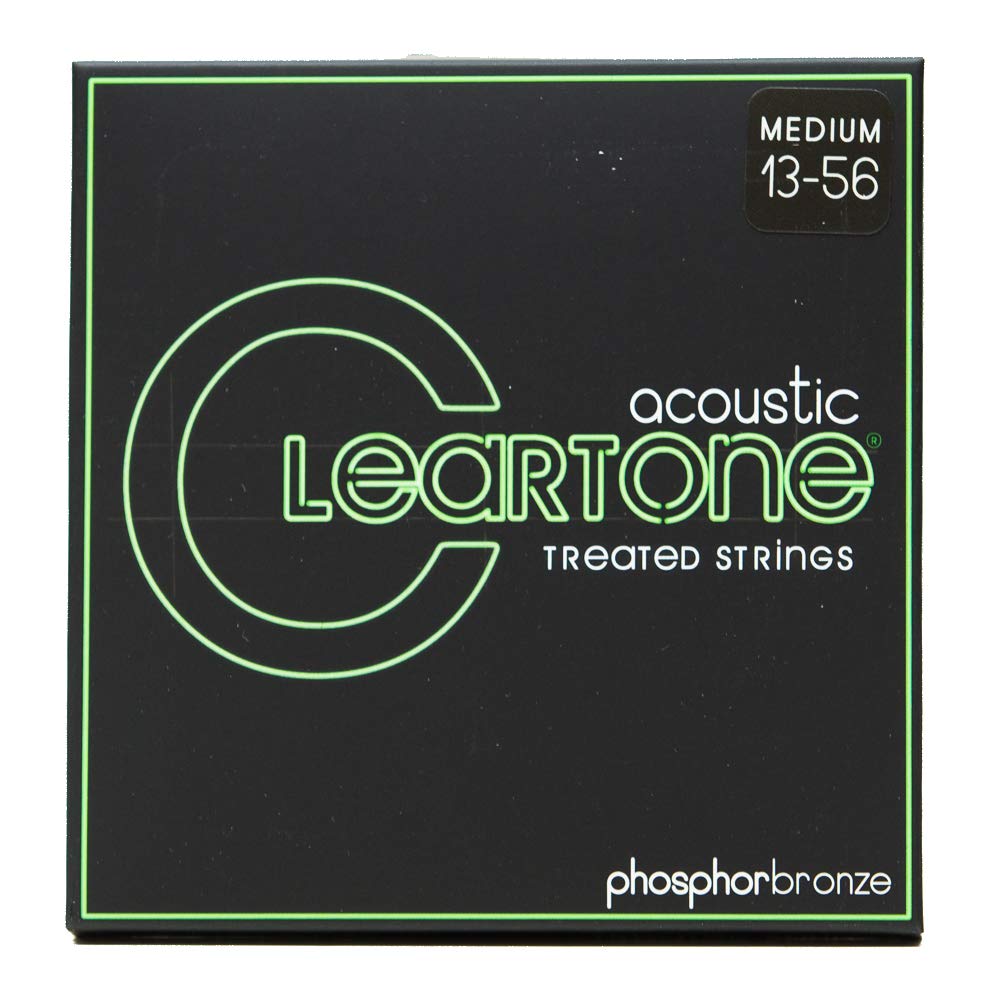 Cleartone Phosphor Bronze Acoustic Medium Guitar Strings (13-56)