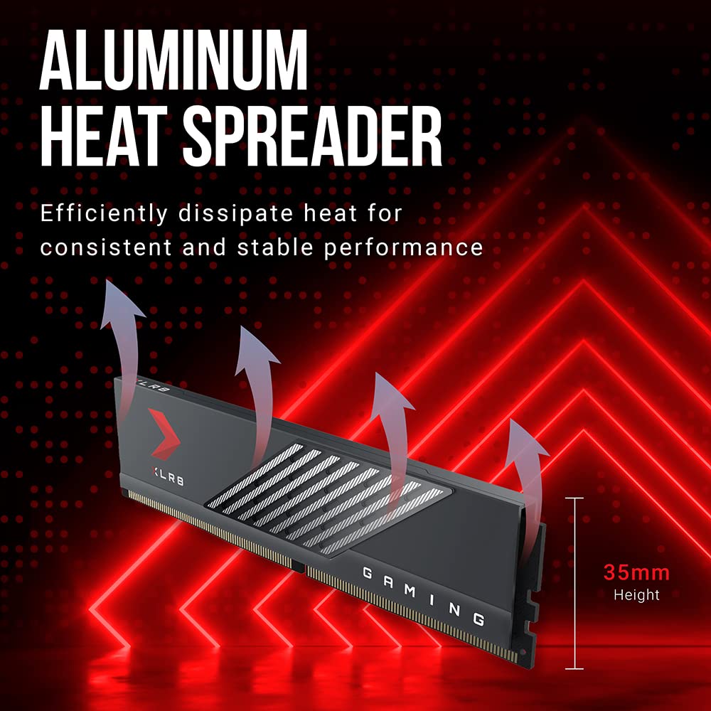 Pny 32Gb(2X16Gb) Xlr8 Ddr5 6000Mhz Cl40 Desktop Memory Kit