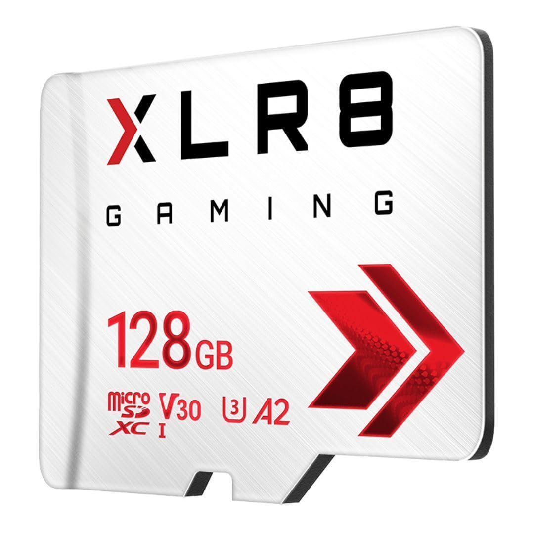 Pny 512Gb Xlr8 Gaming Microsdxc Memory Card - 100Mb/S, Uhs-I, 4K Uhd, Full Hd, U3, V30, A2 - Micro Sd For Portable Console Gamin