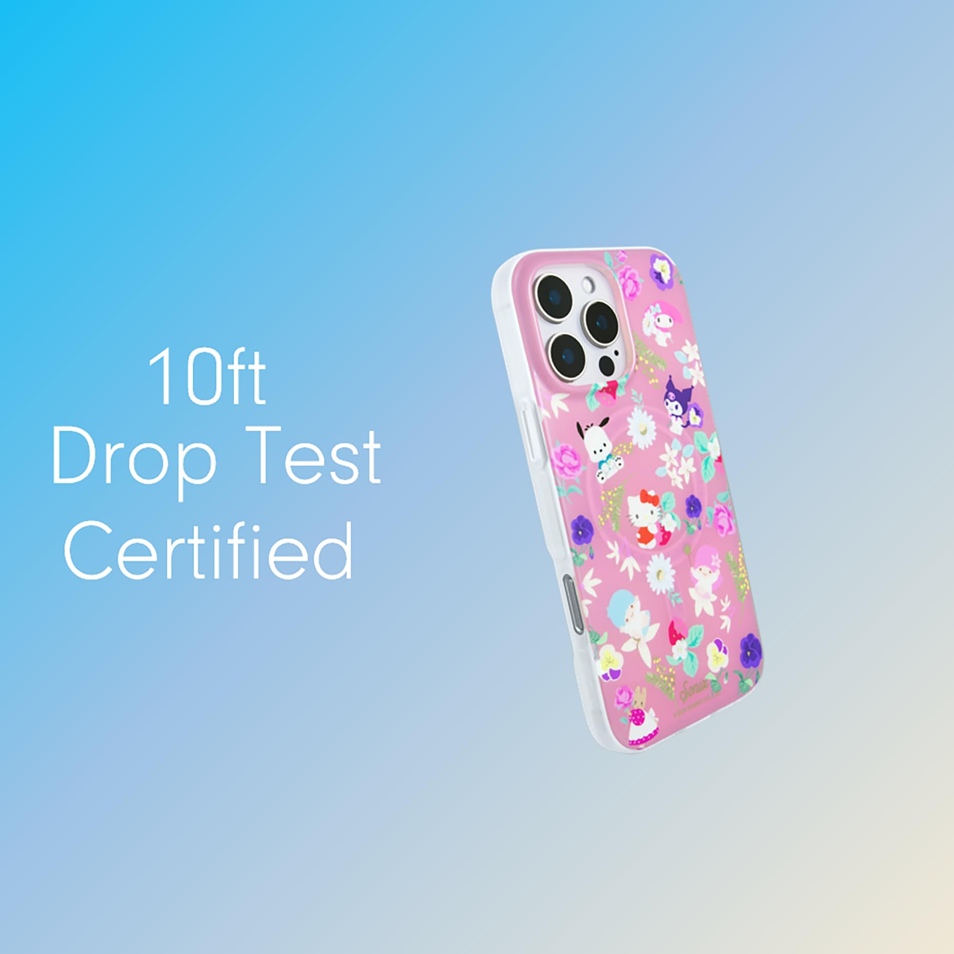 Sonix X Sanrio Case For Iphone 16 Pro | Compatible With Magsafe | 10Ft Drop Tested | Hello Kitty And Friends Floral