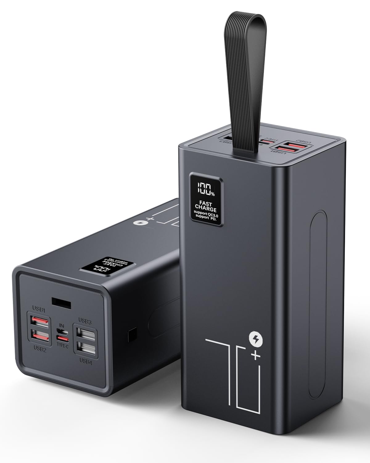 Portable Charger 70000mAh Power Bank Fast Charging, External Battery Pack High Capacity, 30W USB C Battery Bank PD&QC 3.0,5 Outp