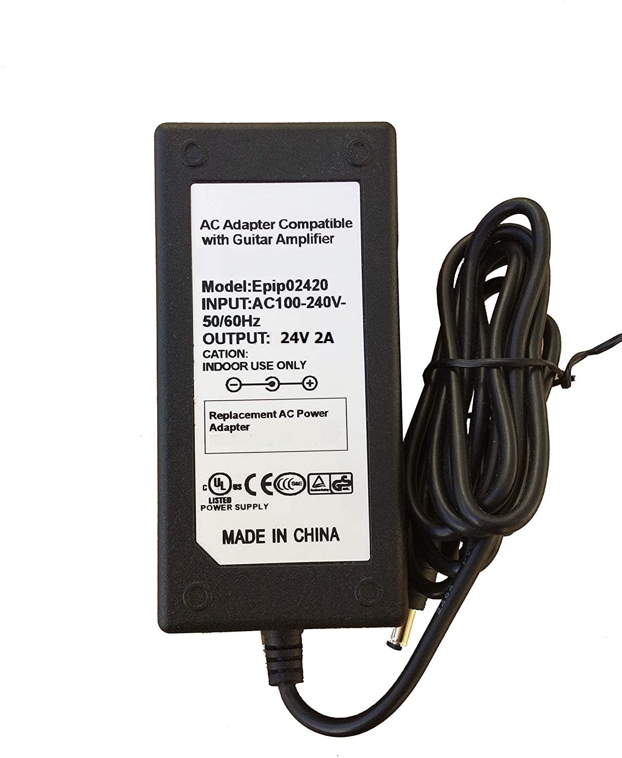 Ac Adapter Compatible With Epiphone Electar 10 Guitar Amplifier