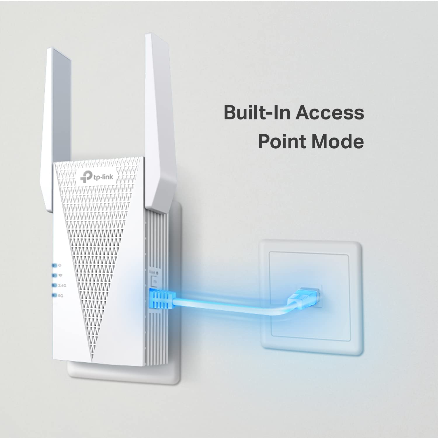 Tp Link Ax3000 Wifi 6 Range Extender, Pcmag Editor'S Choice, Dual Band Wifi Repeater Signal Booster With Gigabit Ethernet Port,