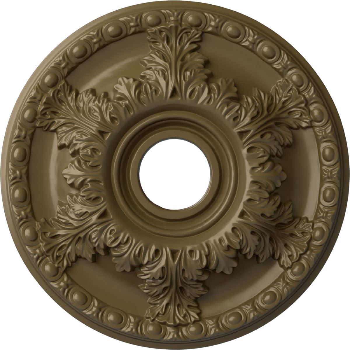 Ekena Millwork CM18GAMMF Granada Ceiling Medallion, Mississippi Mud