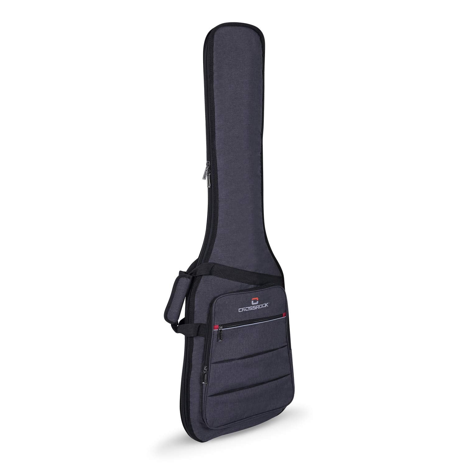 Crossrock Bass Guitar Case, 10Mm Padded Backpack Bag (Crsg107Bdg)
