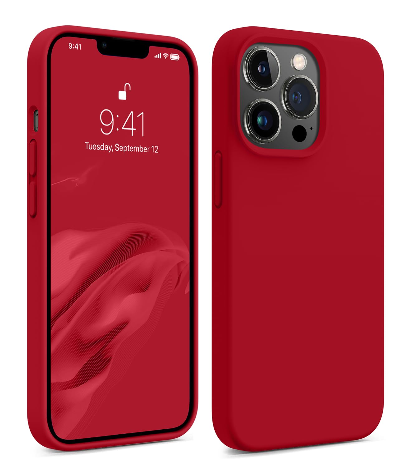 Aotesier Magnetic For Iphone 13 Pro Max Phone Case, [Compatible With Magsafe][Military Shockproof Protection] Silicone Case With