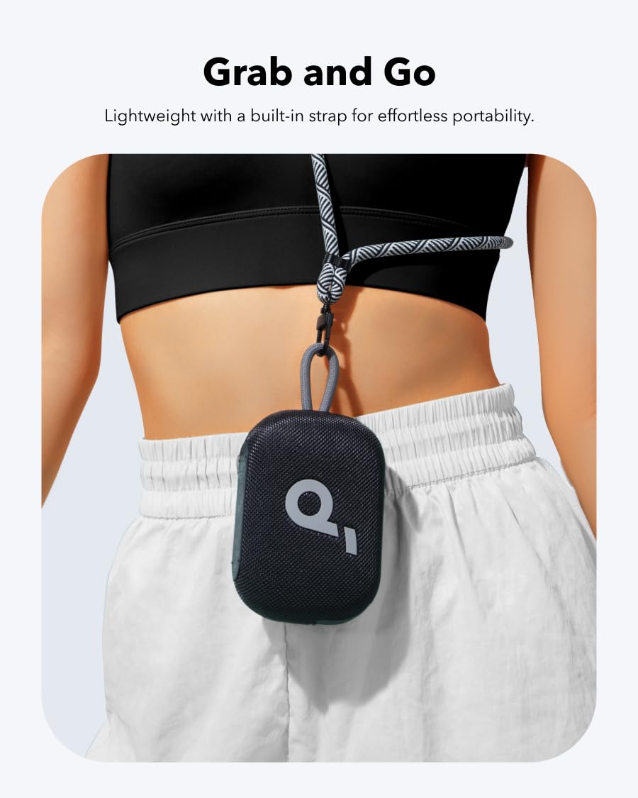 Soundcore Select 4 Go Bluetooth Speaker By Anker, Ultra Portable Shower Speaker, Up To 20 H Playtime, Ip67 Waterproof And Dustpr