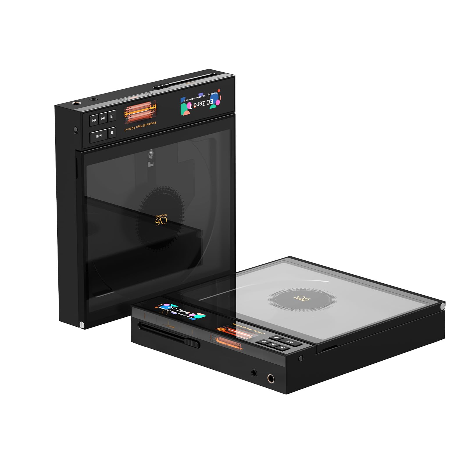 SHANLING EC Zero T Portable HiFi CD Player, Top R2R DAC & Dual JAN6418 Tubes,CD Players Support 768kHz/32bit,DSD512,Bluetooth 5.