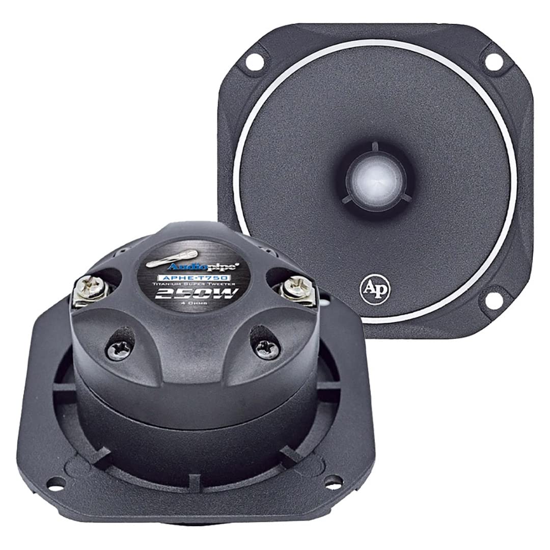 Audiopipe 2.5'' Super High Frequency Titanium Tweeter 250W Max Pair