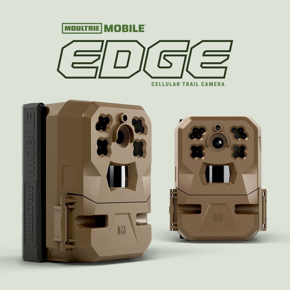 Moultrie Edge Cellular Trail Camera 2 Pack | Auto Connect   Nationwide Coverage | Hd Video Audio | Built In Memory | Cloud Stora