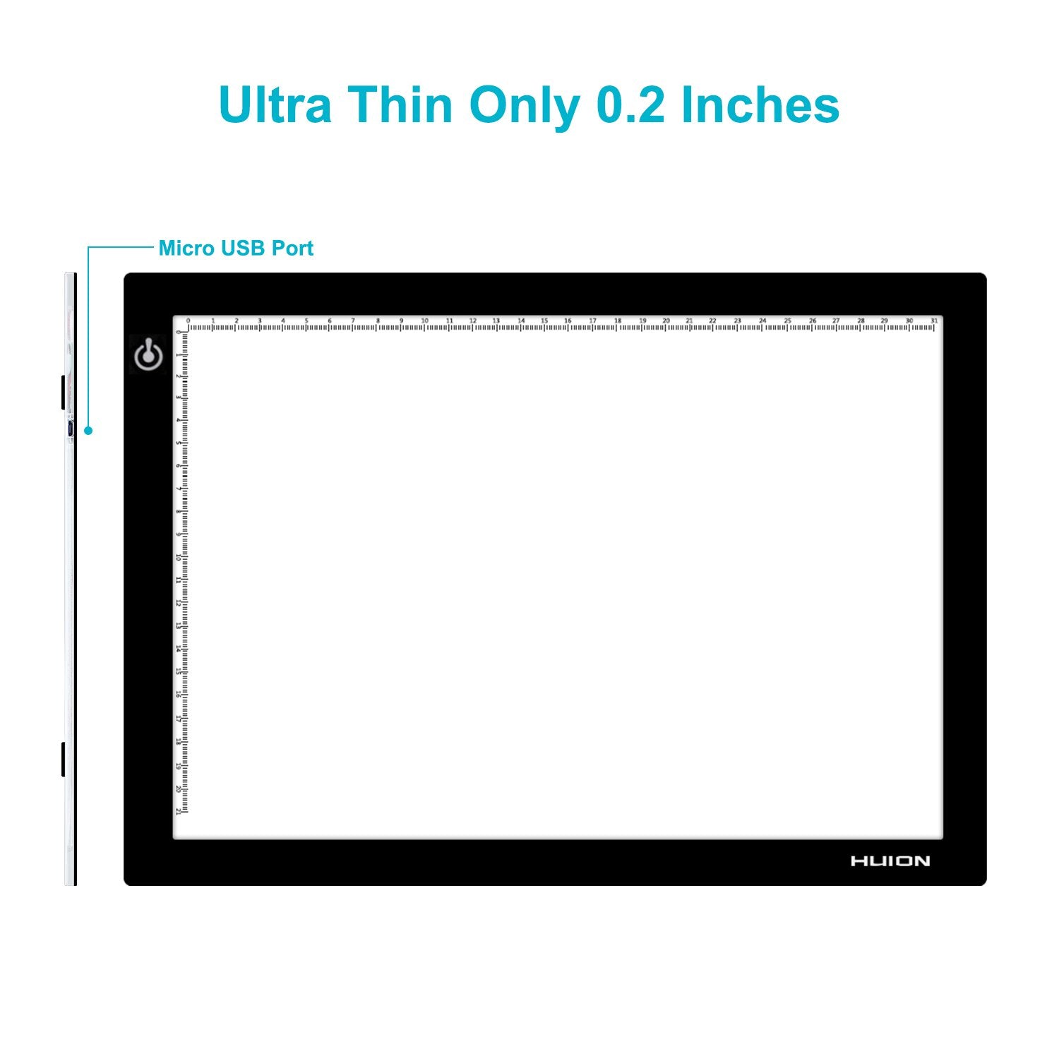 Huion L4S Led Light Box A4 Ultra-Thin Usb Powered Adjustable Light Pad For Tracing