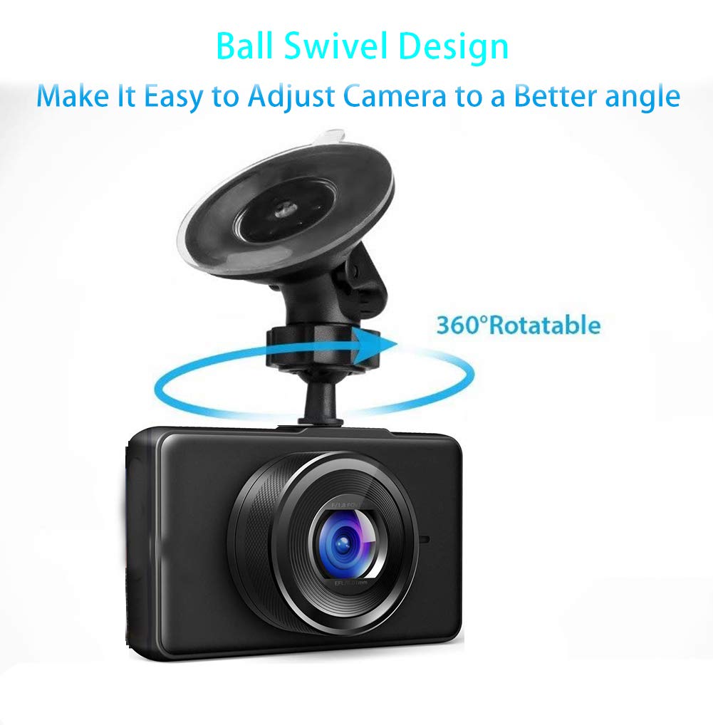 Dash Cam Suction Cup Mount For Oldshark Amuoc Jeemak Chortau Screw Connect Dashcam, Clip On Car Dvr Holder, Strong Suction Power