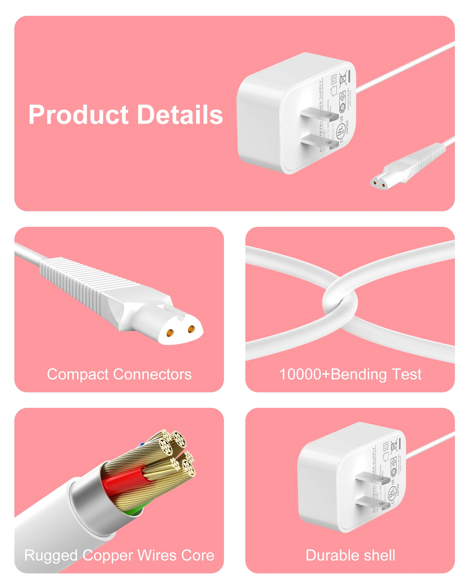 Adricy For Braun Silk Epil 9 Charger Compatible With Braun Epilator Silk   Pil 9 7 5 9 720 9 300 9 890 9 030 9 880 5 810 5 620 A