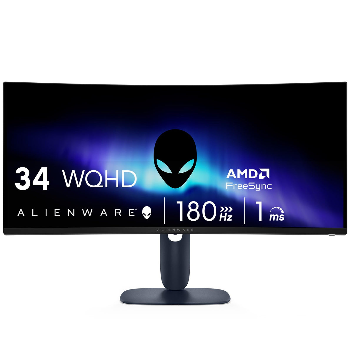 Alienware 34 Curved Gaming Monitor - 34" WQHD, 180Hz, 1ms, AMD FreeSyn ...
