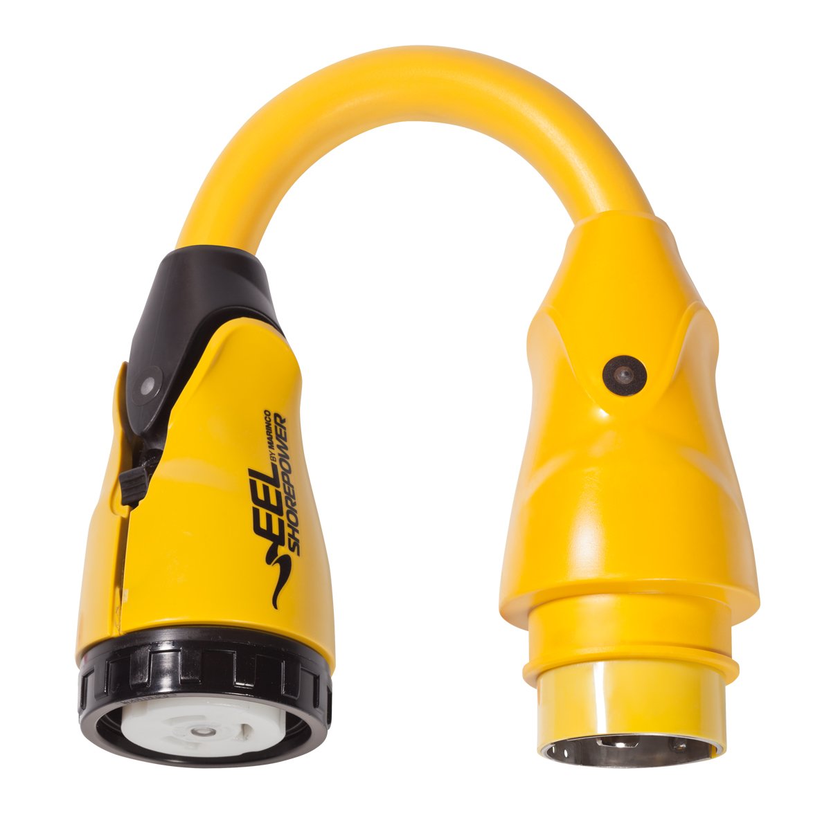 Marinco Eel Pigtail Adapters, 50A 125/250V To 50A 125V