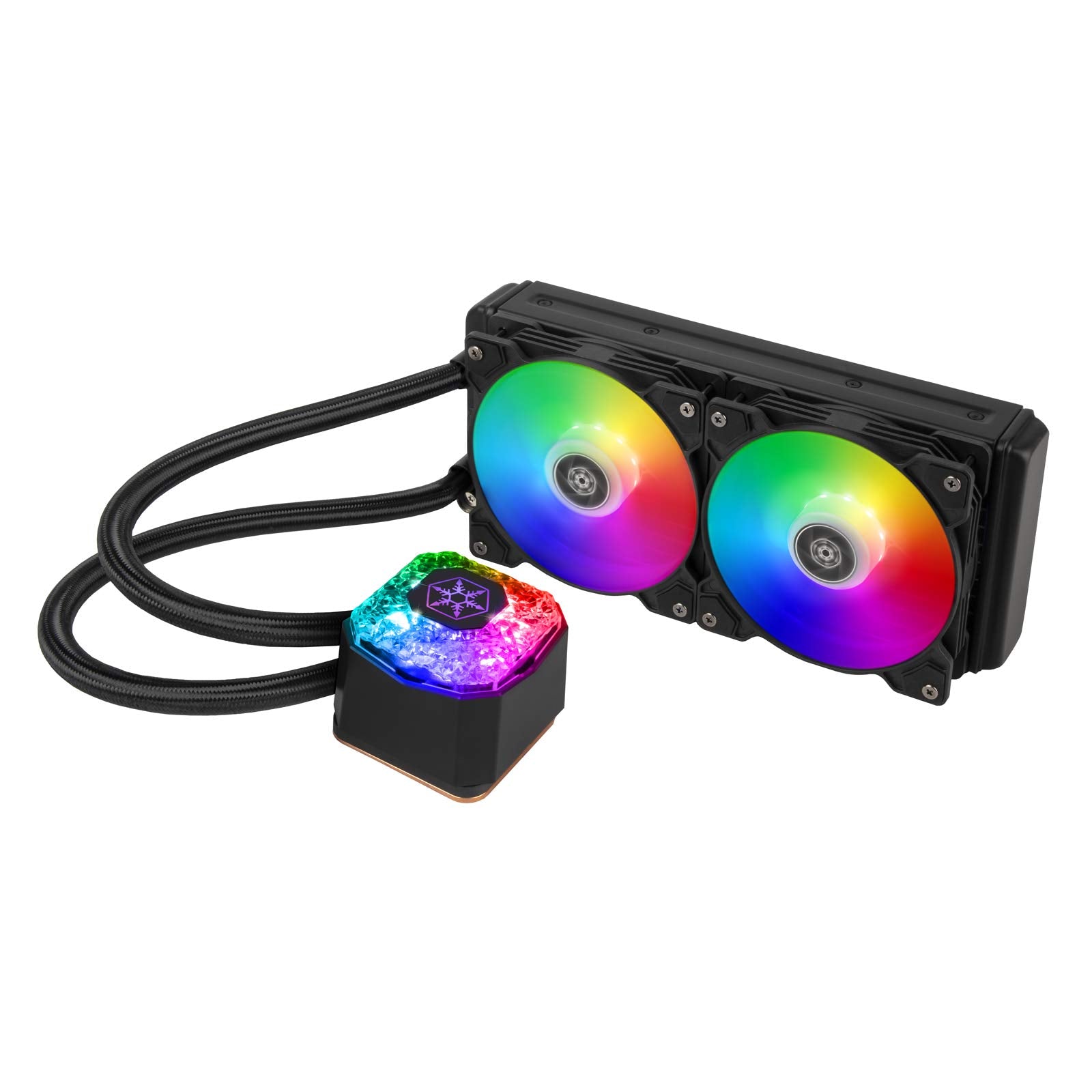 IG240PARGB, AIO CPU liquid cooling/ARGB/12025 fan*2/24038 radiator/MCT pump/Support to TR4 & LGA1200