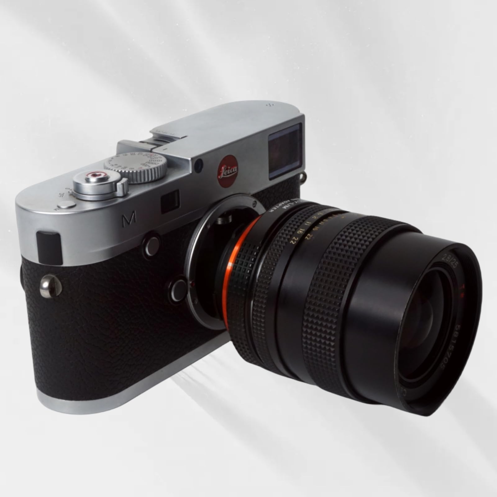 Pholsy Lens Mount Adapter With 6 Bit Coding Compatible With Contax/Yashica Cy Lens To Leica M Mount Camera Body Cy To Leica M