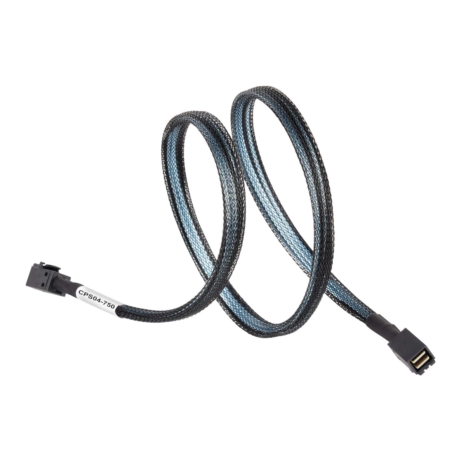 SFF8643 to SFF8643 Internal Mini SAS HD Cable  750mm