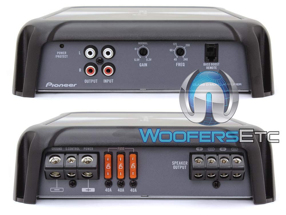 Pioneer GM-D9701 2400W Mono Class D Amplifier - Metal, One Color, High Power Performance