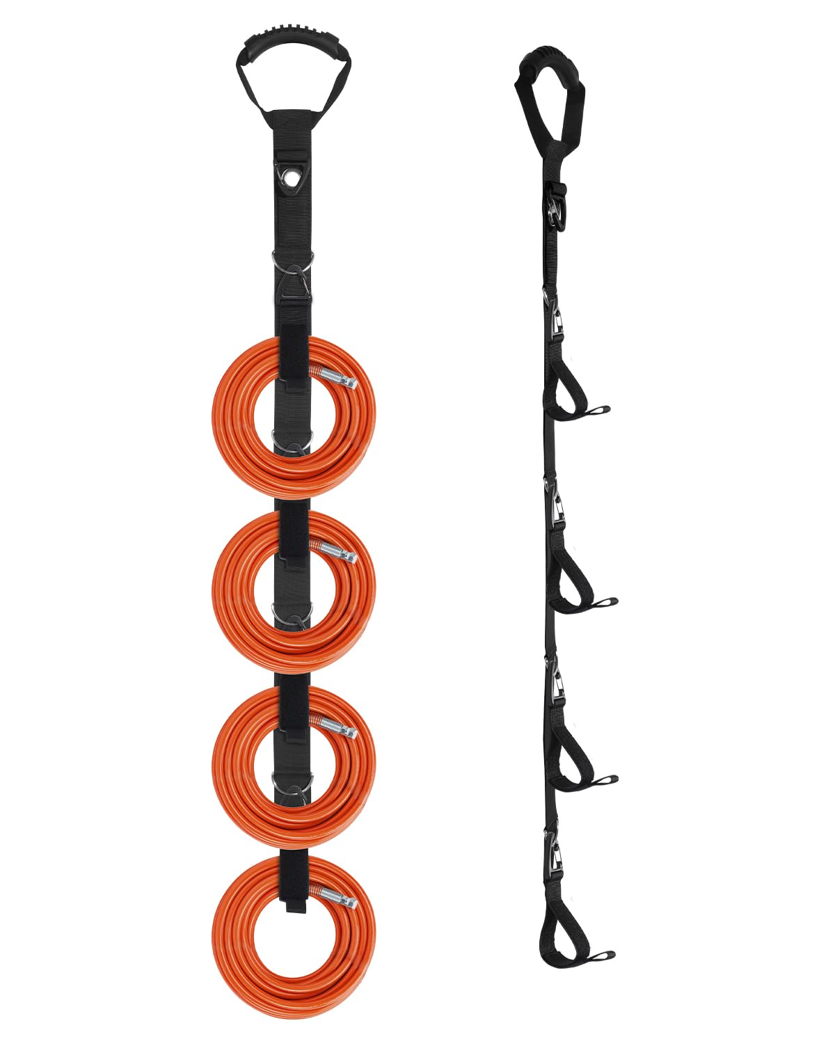 Extension Cord Organizer 2 Pack, Extension Cord Storage System With Flexible Detachable Cable Straps, Vertical Space Saver For G