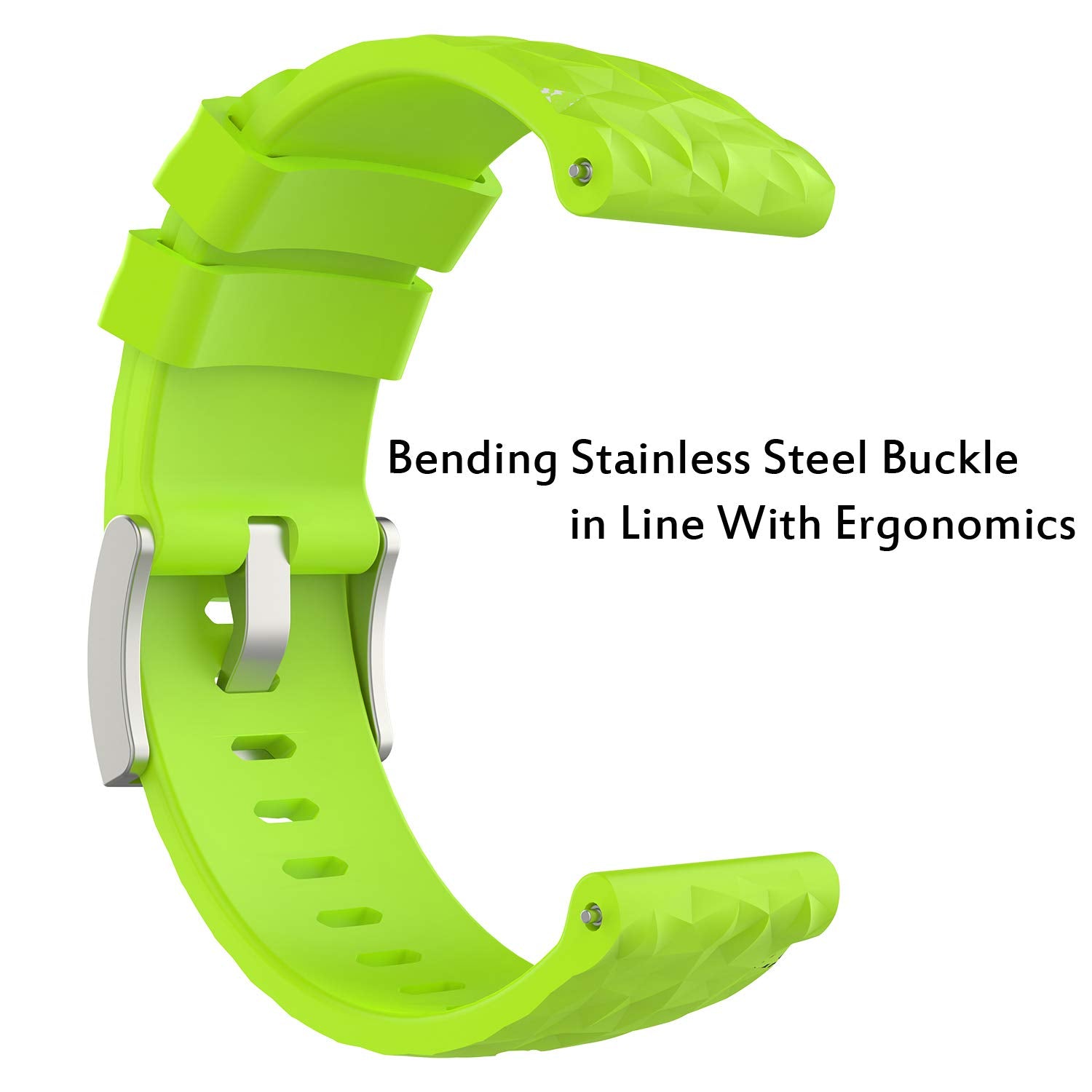 Pwkutn Silicone Replacement Accessory Watch Band Wrist Strap Bracelet For Beter 9 And Spartan Sport Wrist Hr Baro Smart Watch 2P